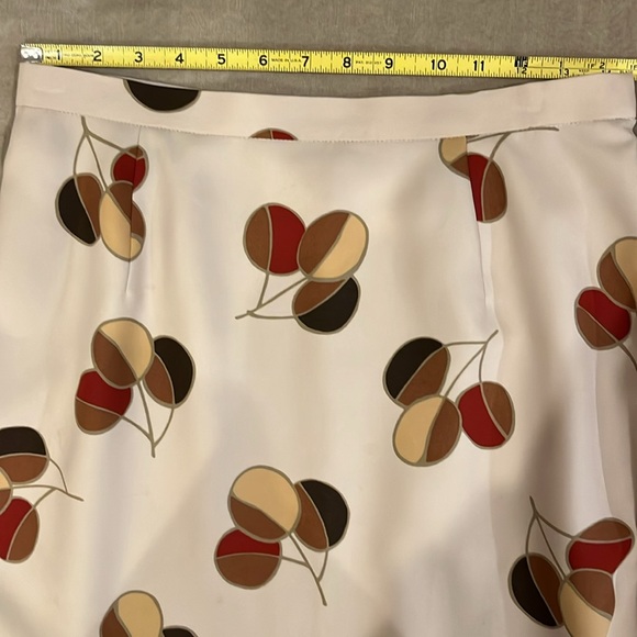 Pierre Cardin Vintage Maxi Skirt Fall Leaf Print Made in Japan Medium Large - Picture 13 of 15